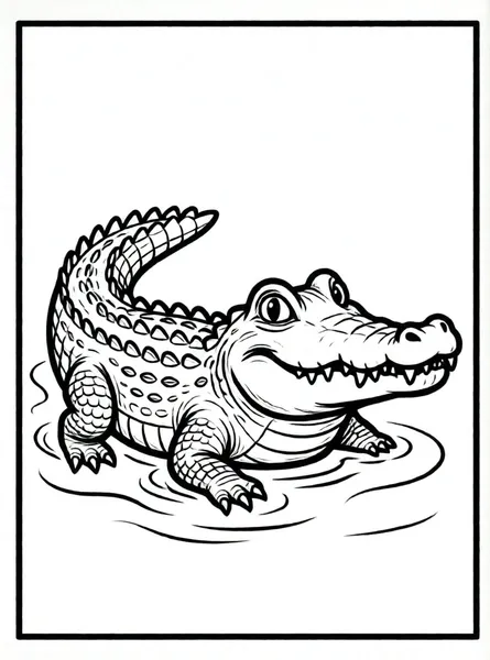 cocodrilo en el pantano