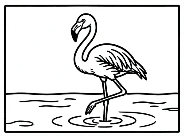 flamenco bailando en el agua