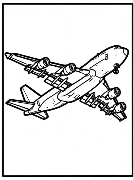 avion de carga con cajas