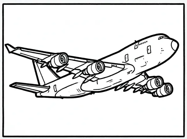 avion de carga con cajas