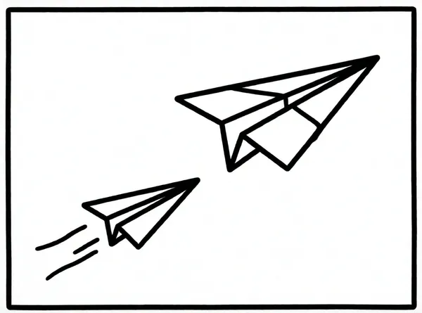 carrera de aviones de papel
