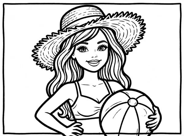 Barbie with a Hat