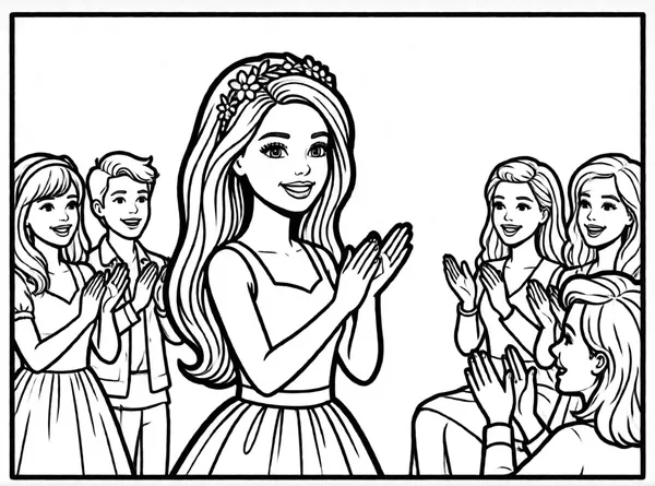 Barbie with Applause