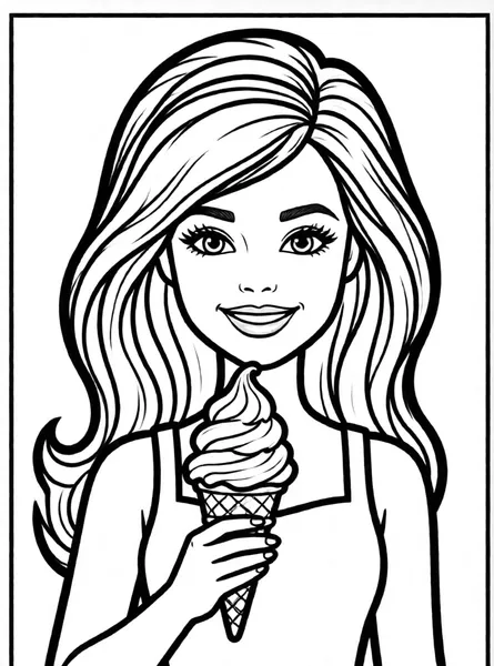 Barbie with Ice Cream