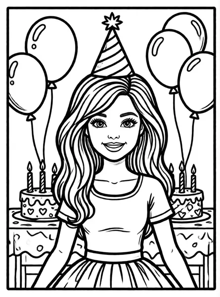 Barbie at a Birthday Party
