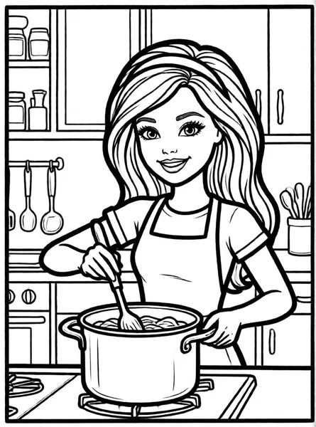 Barbie in the Kitchen