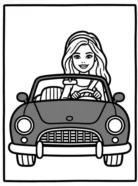 Barbie with a Car