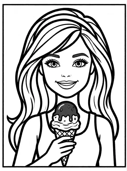 Barbie with Ice Cream