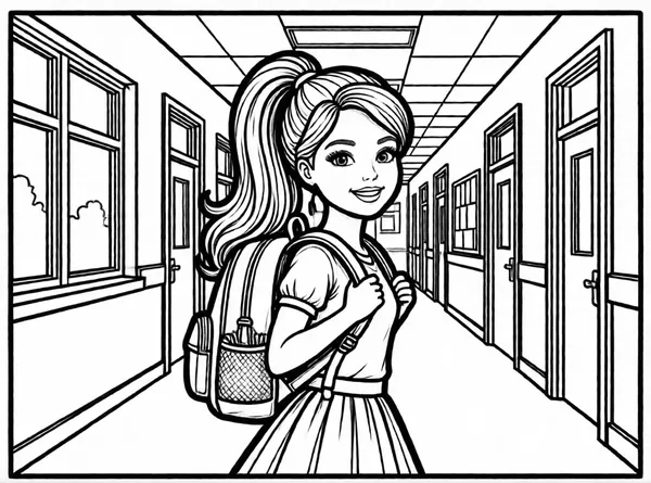Barbie with a Backpack