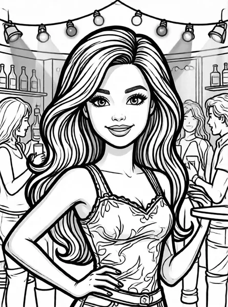 Barbie at a Club