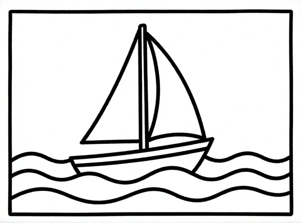 velero navegando en aguas calmas
