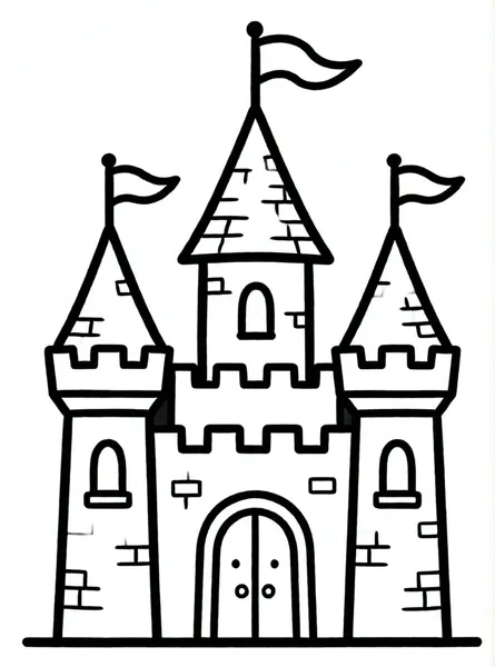 castillo con varias torres