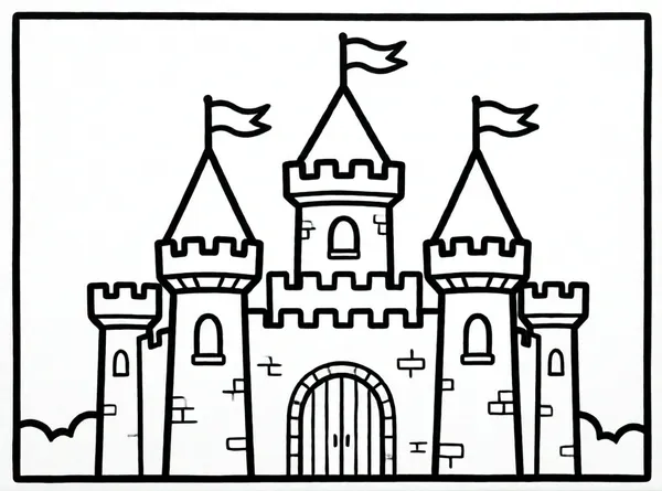 castillo con varias torres