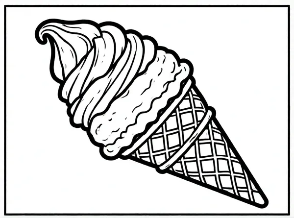 helado de cono gigante