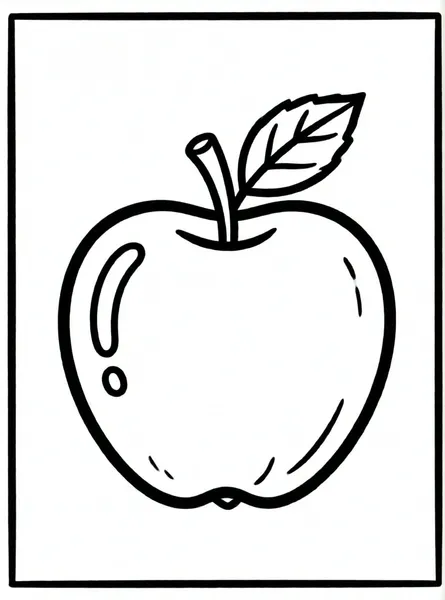 manzana roja con una hoja