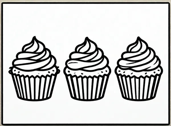 cupcake con crema y cereza