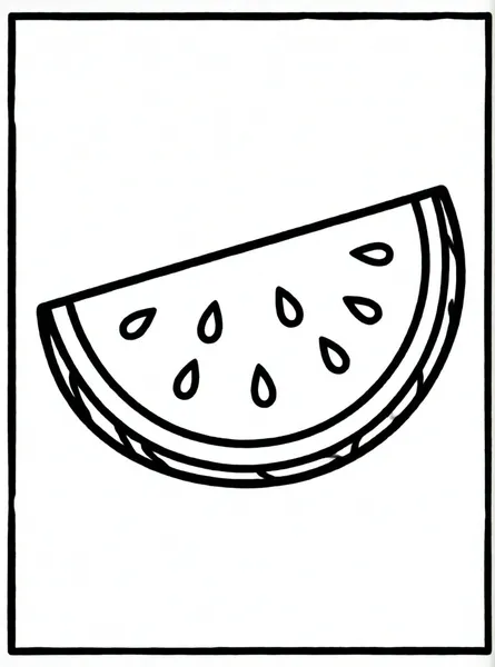 rebanada de sandía fresca