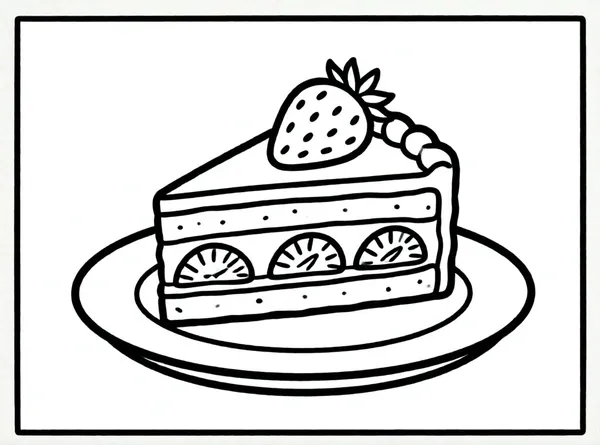 pastel de fresas delicioso