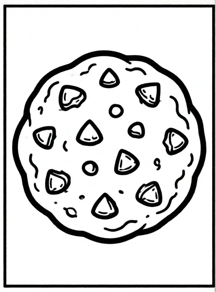 galleta con chispas de chocolate