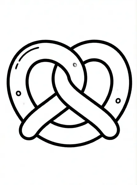 pretzel con sal