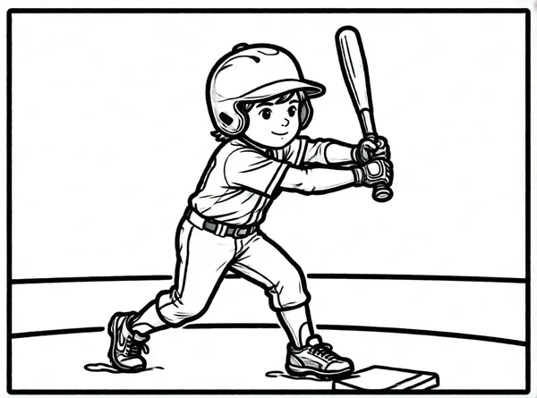 bateador de béisbol listo