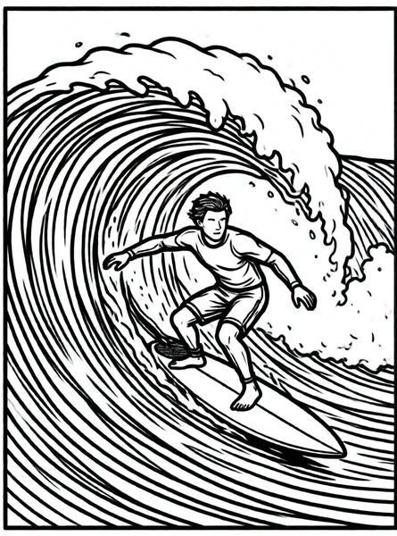 surfista en una ola