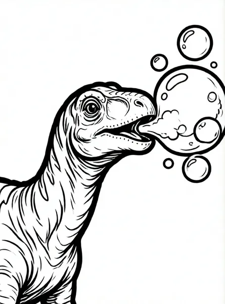 parasaurolophus y sus burbujas