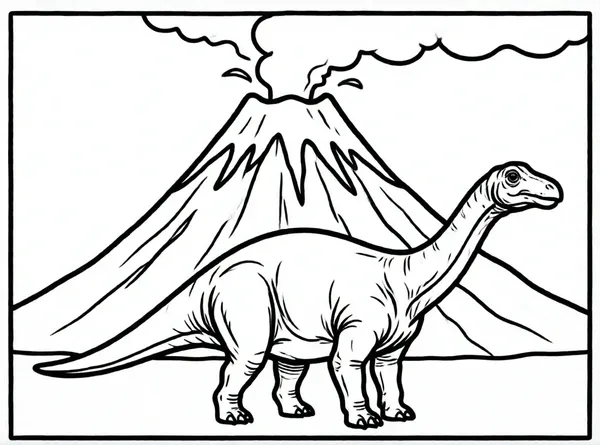 parasaurolophus frente a volcan