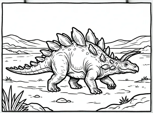 ankylosaurus con cola de mazo