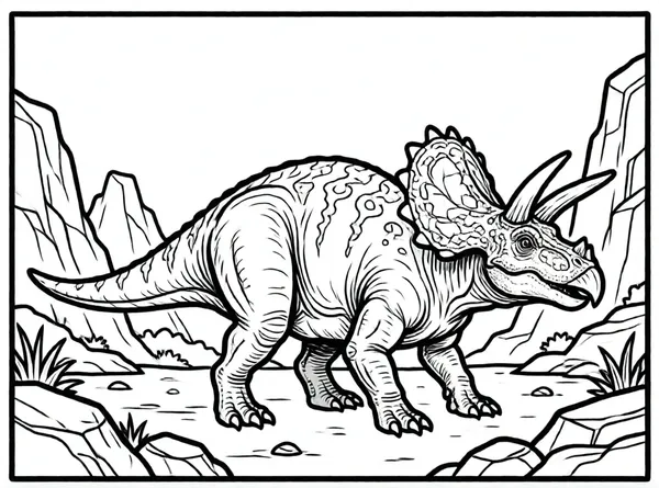 paquicefalosaurio golpeando una piedra