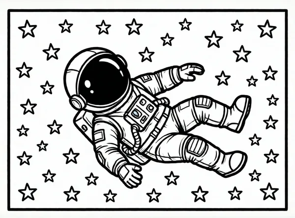 astronauta flotando en el espacio