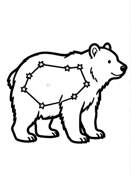 constelación de un gran oso