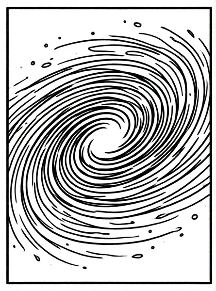 galaxia con espirales mágicas