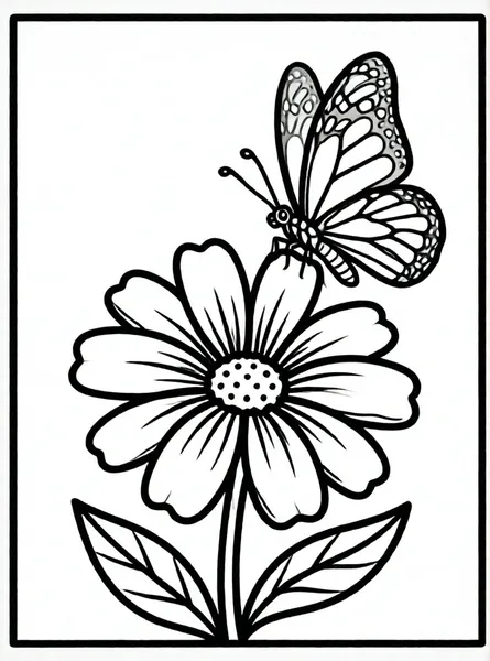 mariposa sobre una flor