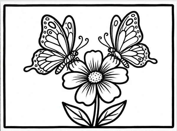mariposa sobre una flor