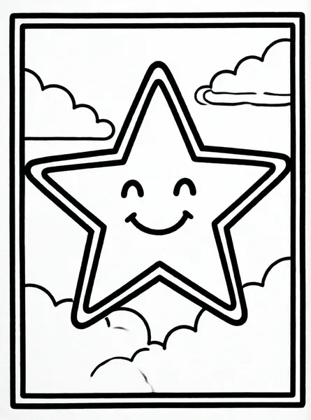 estrella brillante en el cielo