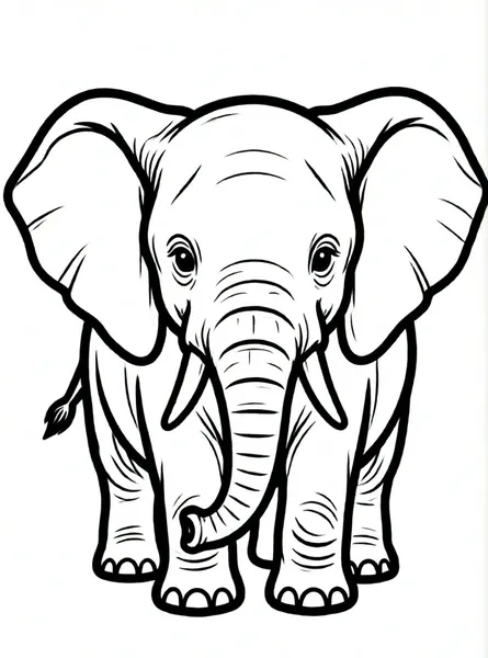 elefante bebé muy tierno