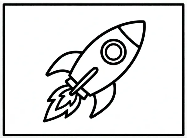 cohete espacial volando alto
