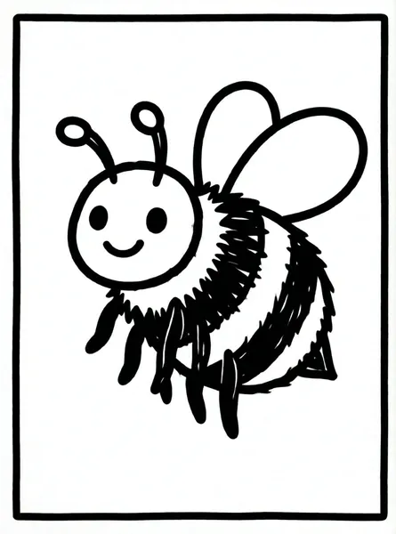 abeja feliz volando cerca