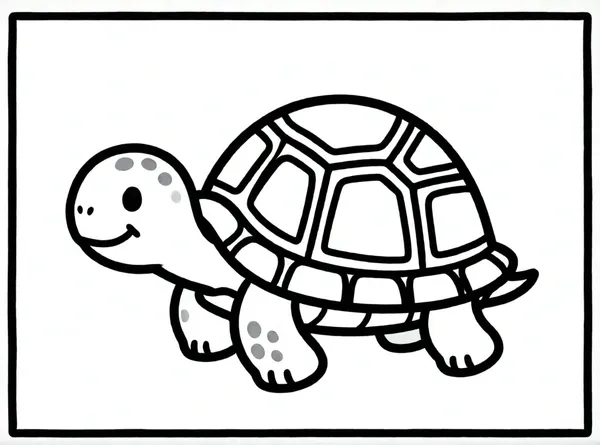 tortuga con caparazón bonito