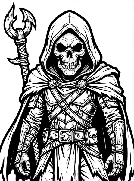 Reaper in a Cape