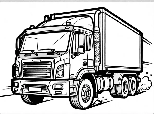 Speeding Truck