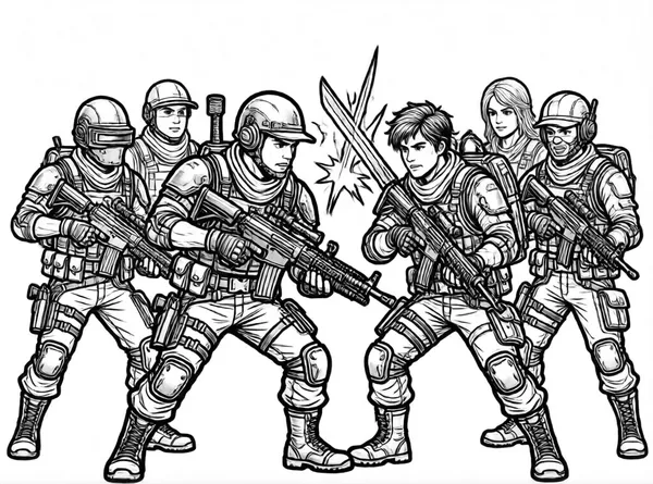 Squad in a Duel