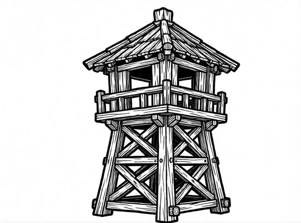Complete Wooden Tower