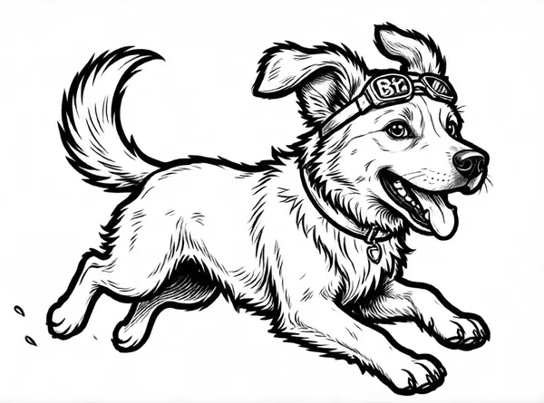 Running Brite Dog