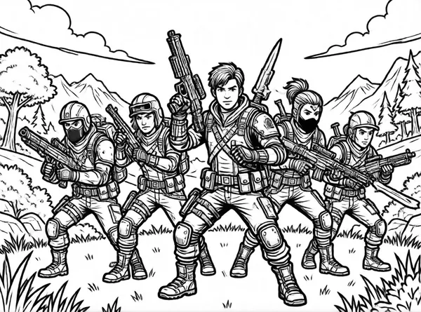 Fortnite Squad Attack