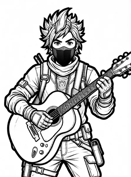 Fortnite Bard with Guitar