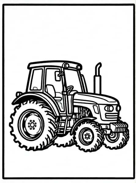 tractor trabajando en campo