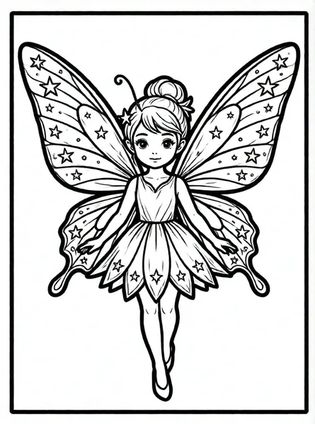 hada con alas brillantes