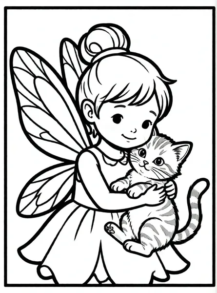 hada con mascota gatito